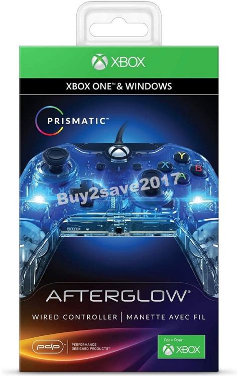 pdp afterglow prismatic 048 121 xbox one and windows controller brand new
