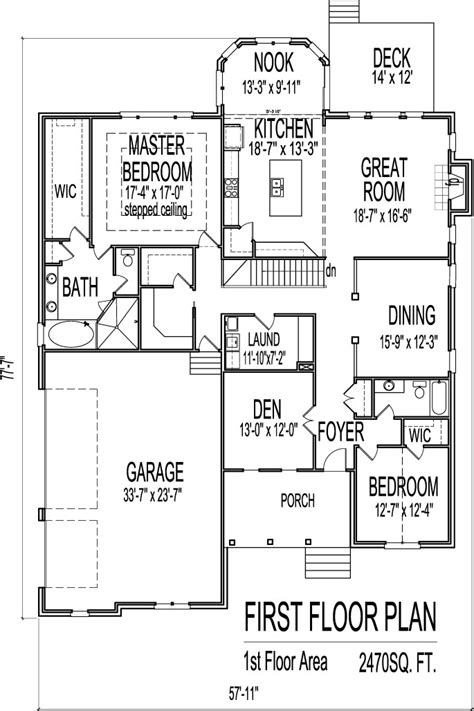 simple simple  story  bedroom house floor plans design  basement
