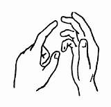 Hands Coloring Pages Holding Language Sign Heart Talking Drawing Big Place Color Getdrawings sketch template