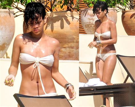bikini photos of rihanna in mexico after being assaulted