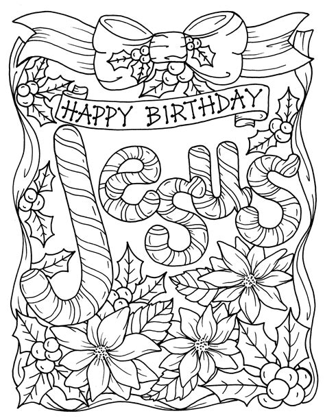 pages christmas coloring christian religious scripture