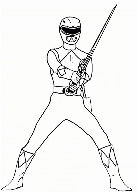 power rangers printable coloring pages