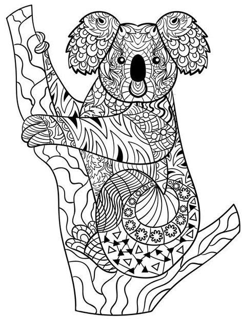 ideas  koala coloring pages  adults  coloring