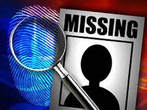 missing person alert  sunday news