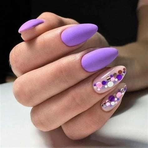 sparkling violet unghie idee unghie unghie graziose