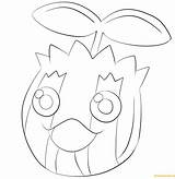 Pokemon Sunkern Coloring Pages Color Printable Pachirisu Print Coloringpagesonly Spinarak Lineart sketch template
