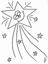 Star Coloring Shooting Pages Colouring Twinkle Bethlehem Little Christmas Stars Sheets Printable Color Drawing Clipart Kids Emotions Getcolorings Visit Getdrawings sketch template