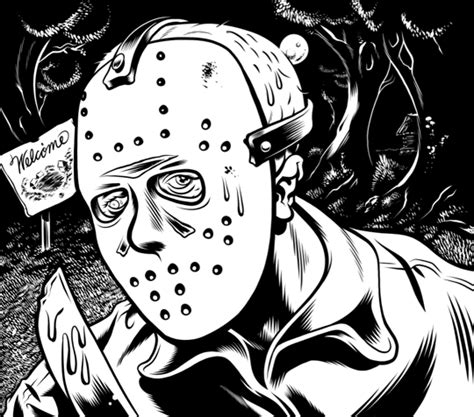 jason voorhees coloring pages scary jason coloring pages friday