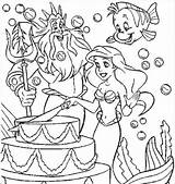 Birthday Happy Coloring Princess Pages Cake Color Template Preschool Printable Getcolorings Getdrawings sketch template