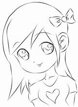 Chibi Easy Bts Drawing Anime Girl Getdrawings sketch template