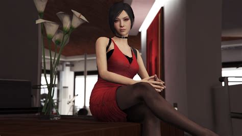 Wallpaper Ada Wong Video Game Art Video Game Girls