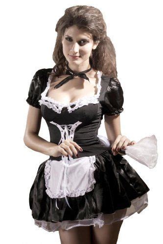 Dear Lover Women’s Late Nite Maid Outift One Size Black By Dear Lover
