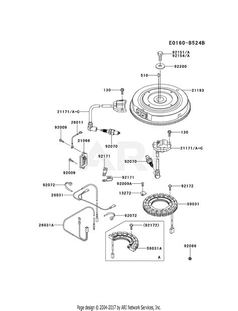 kawasaki frv   stroke engine frv parts diagram  electric equipment
