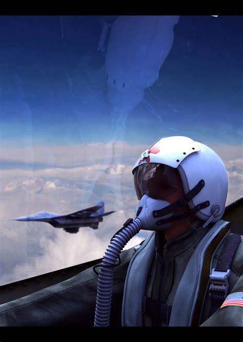 fighter pilot view  cocoonh  deviantart