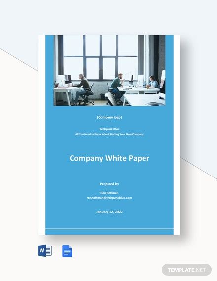 white paper templates  downloads templatenet