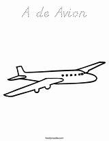 Coloring Avion Favorites Login Add sketch template