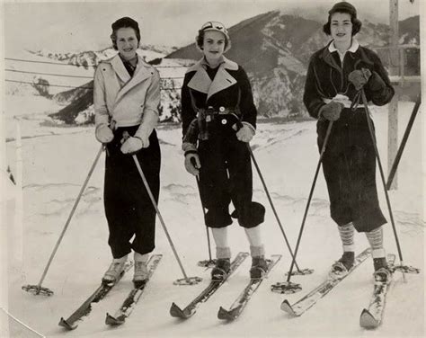 Vintage Ski Fashion – 48 Snapshots Of Female Skiers From The 1920s And