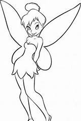 Coloring Pages Drawings Book Disney Tinkerbell Drawing Color Kids Choose Board Illustration Easy Simple Colouring sketch template