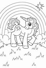 Eenhoorn Topkleurplaat Regenboog Dieren Tekeningen Shortpixel Unicorns Prinses sketch template