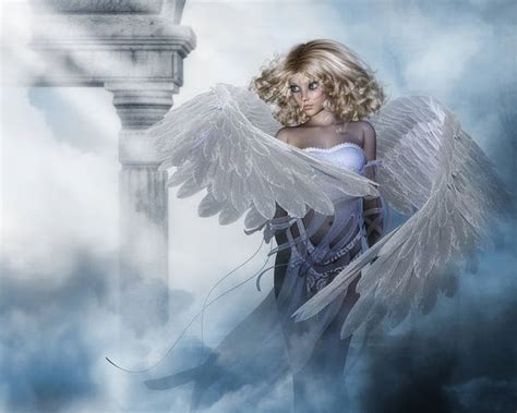 Beautiful Angel In Heaven Wallpaper Gallery Yopriceville