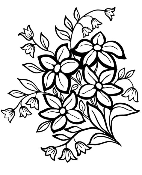 flower tattoo  coloring