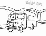 Ups Coloring Truck Pages Store Mail Credit Larger Printablecolouringpages Merchantcircle sketch template