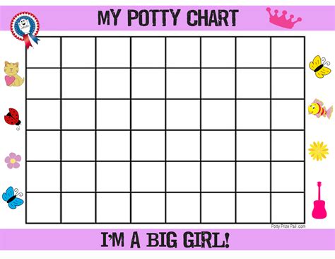 printable potty charts