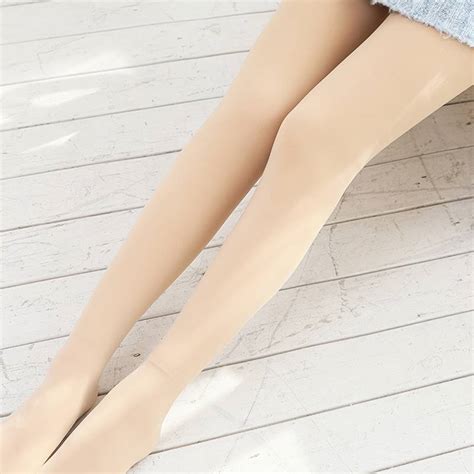 skin tone pantyhose tights footed fleece lined inside pantyhose