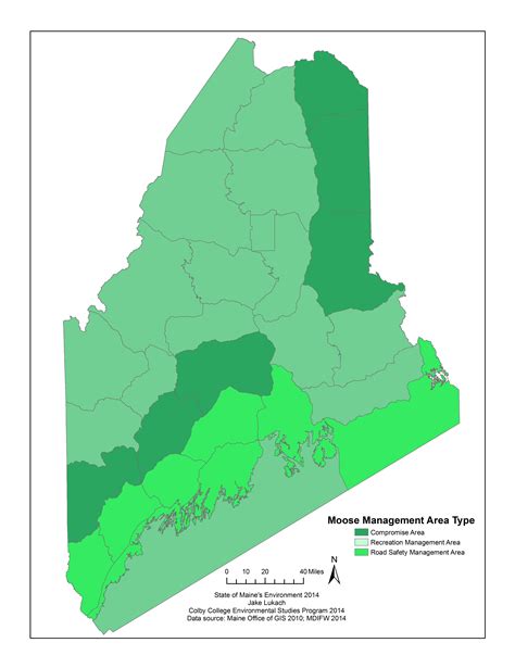 State Of Big Game Species State Of Maine S Environment 2014
