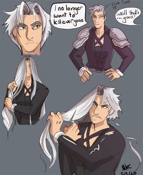 A Nobody Dies Au Where Crisis Core Sephiroth Just Vodkassassin In