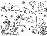Coloring Fall Pages Printable Kids Museprintables Colouring Pdf Choose Board sketch template