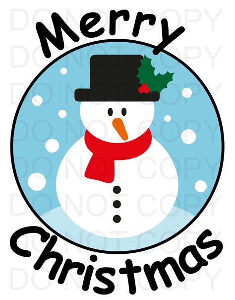 merry christmas snowman svg cut  print design digital