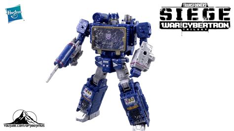 transformers siege voyager class soundwave video review youtube
