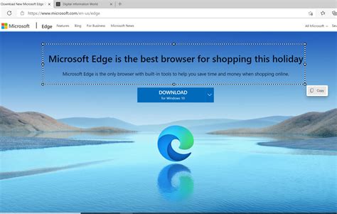 microsoft edge browser rolls   smart copy feature laptrinhx