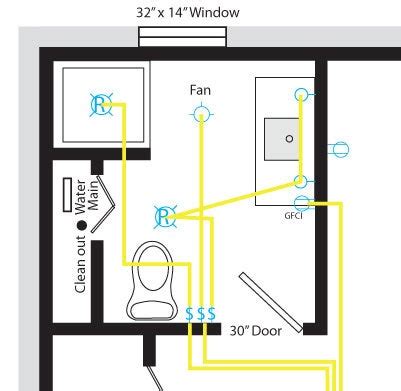 basement bathroom wiring electrical diy chatroom home improvement forum