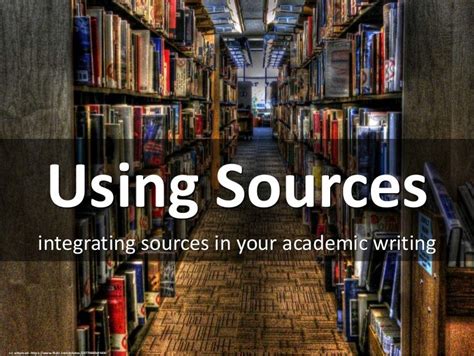 sources  academic writing