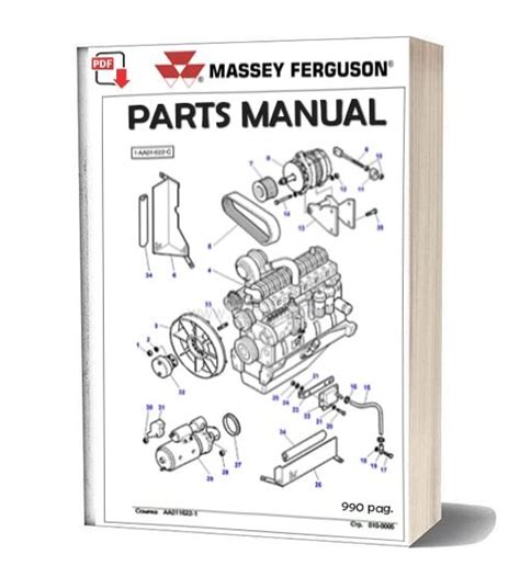 massey ferguson parts manual catalog    repairing book  farmers massey ferguson