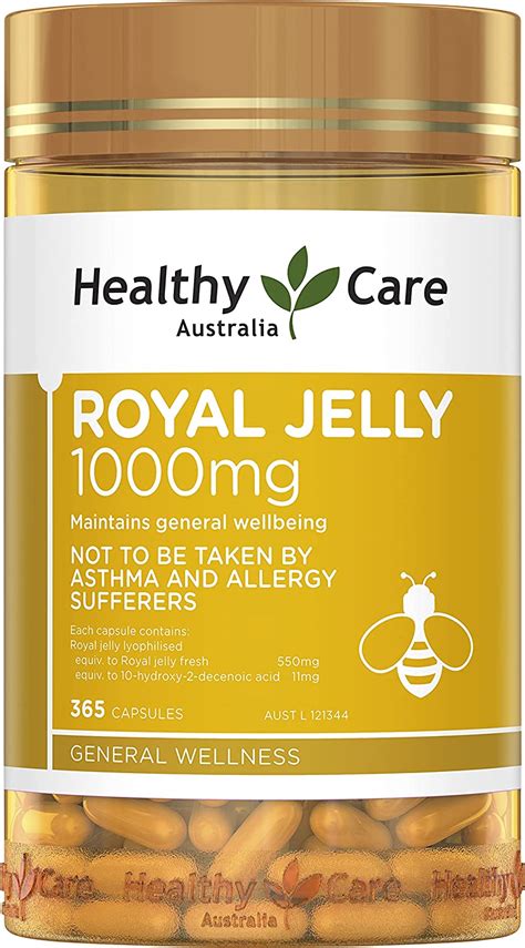 royal jelly mg  capsules maintains general wellbeing