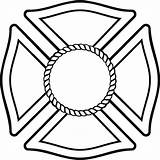 Maltese Cross Fire Department Coloring Pages Template Badge Firefighter Printable Sketch Blank Firehouse Color Bbq Designlooter Helmet Getdrawings Getcolorings Choose sketch template