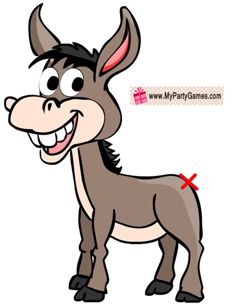 pin  tail  donkey printable