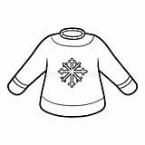 Pullover Coloring Book Illustration Stock Clipart Dreamstime Colorless Preview sketch template