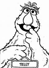 Telly Cartoons Elmo Muppets sketch template