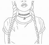 Outline Drawing Drawings Girl Face Outlines Cool Sketches Pages Coloring Colouring Printable Bff Teens Getdrawings Tumblr Pencil Teenage Kids Paintingvalley sketch template