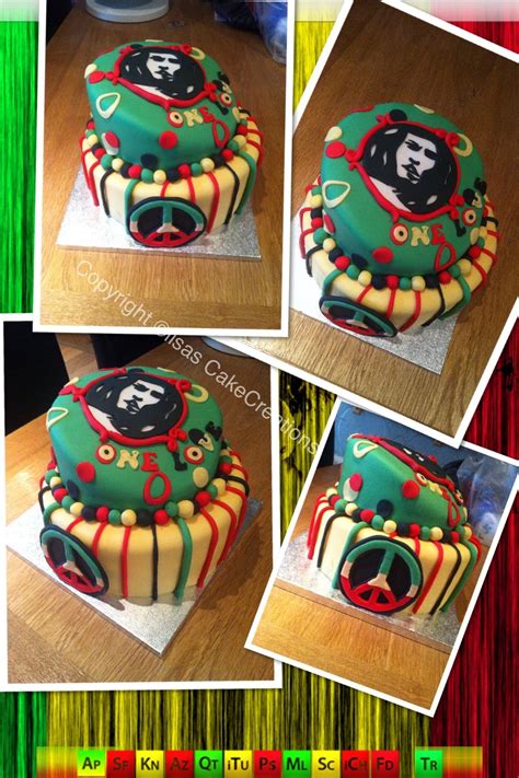 Bob Marley Cake Reggae Theme Bob Marley Cakes Cupcake