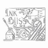 Ink Coloring Bliss Inktober Want Read sketch template