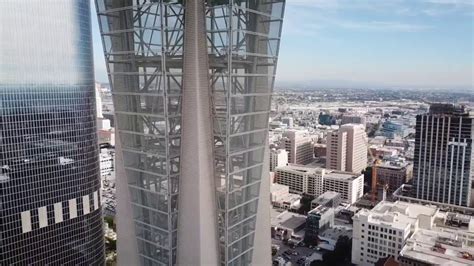 drone flight  downtown los angeles youtube