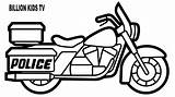 Motorcycle Coloring Pages Drawing Kids Police Printable Great Drawings Albanysinsanity Paintingvalley sketch template