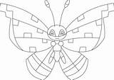 Coloring Vivillon Pages Tundra Pattern Lineart Deviantart Pokemon Online Color Printable Drawing Print Categories sketch template