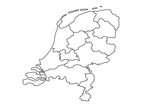 netherlands political map blank maps repo