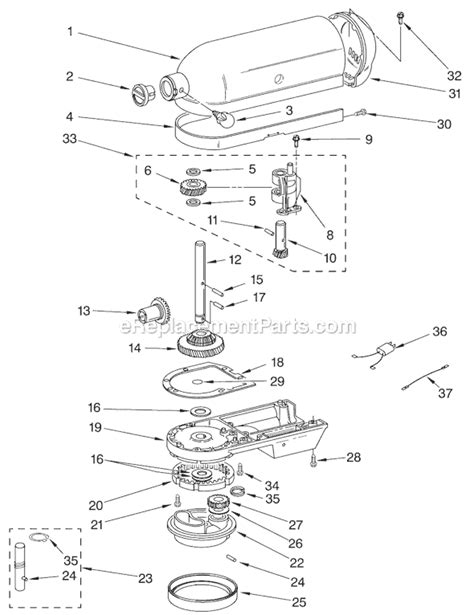 kitchenaid ksswh parts list  diagram ereplacementpartscom